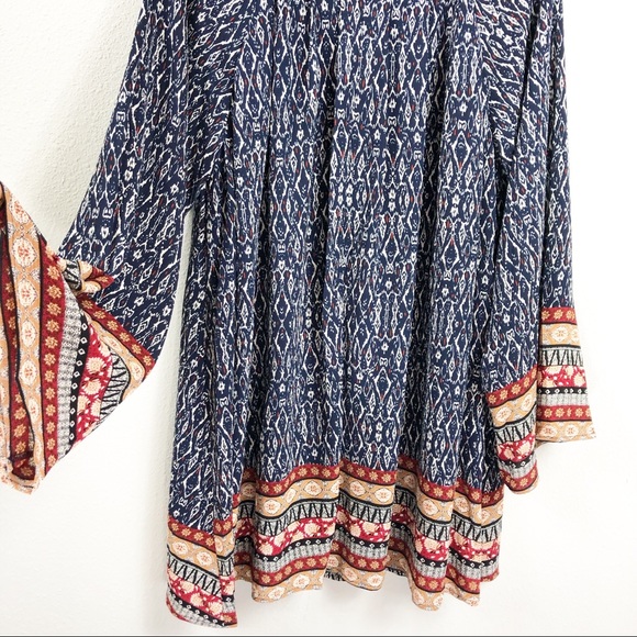 Loveriche | Boho Flowy Print Mini Dress - Picture 4 of 8